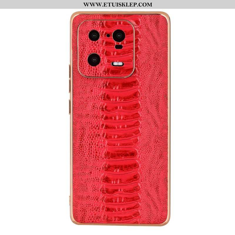 Etui do Xiaomi 13 Pro Skóra Naturalna W Stylu Krokodyla